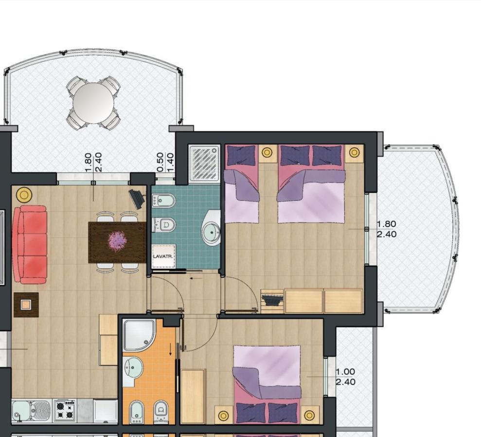 Residenza Villa Flores Bellaria – Igea Marina Kültér fotó